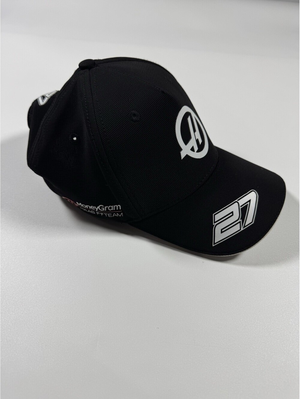 MoneyGram Haas F1 Team Nico Hulkenberg #27 Tricorp Hat Cap Formula 1 Black